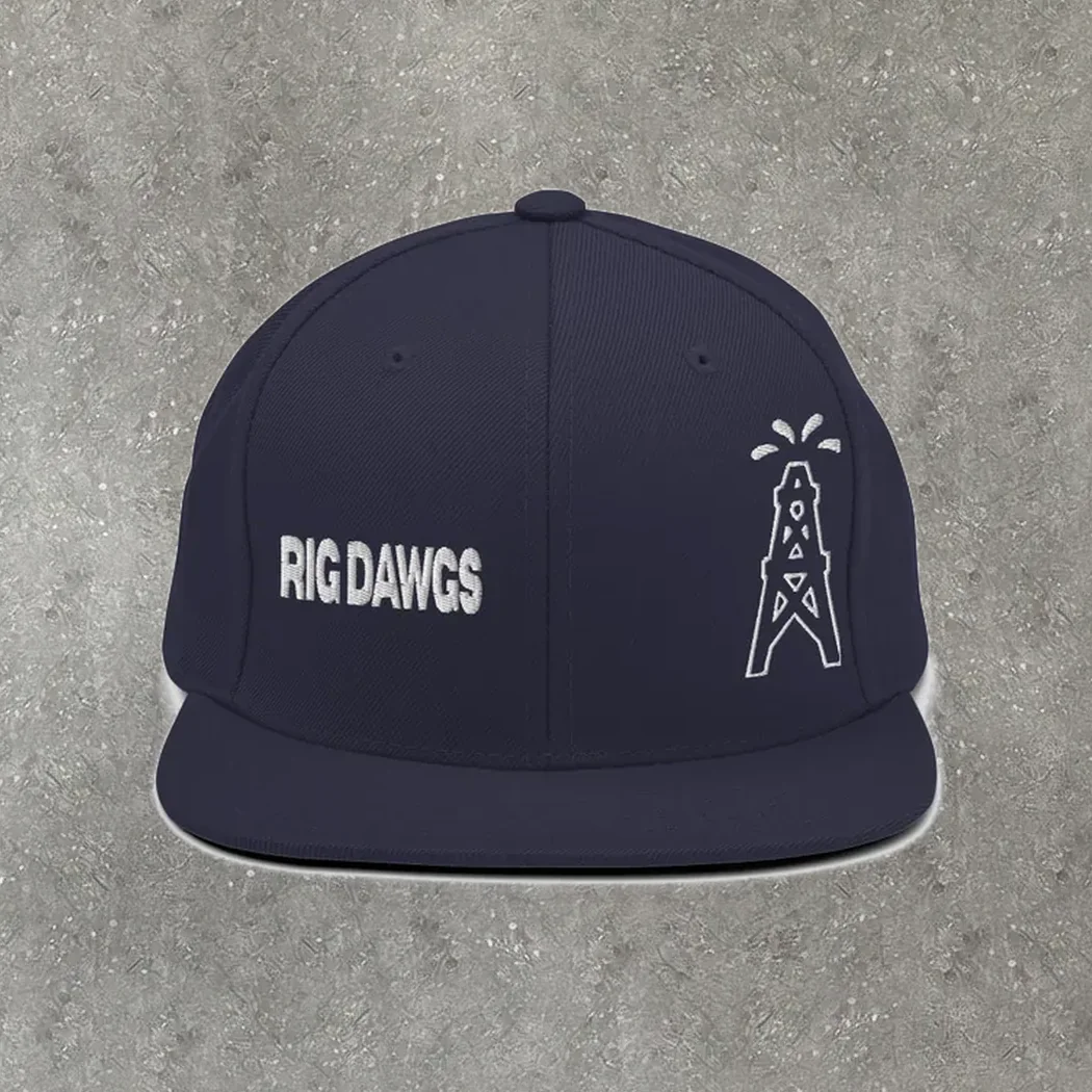 Rig Dawgs Snapback in navy