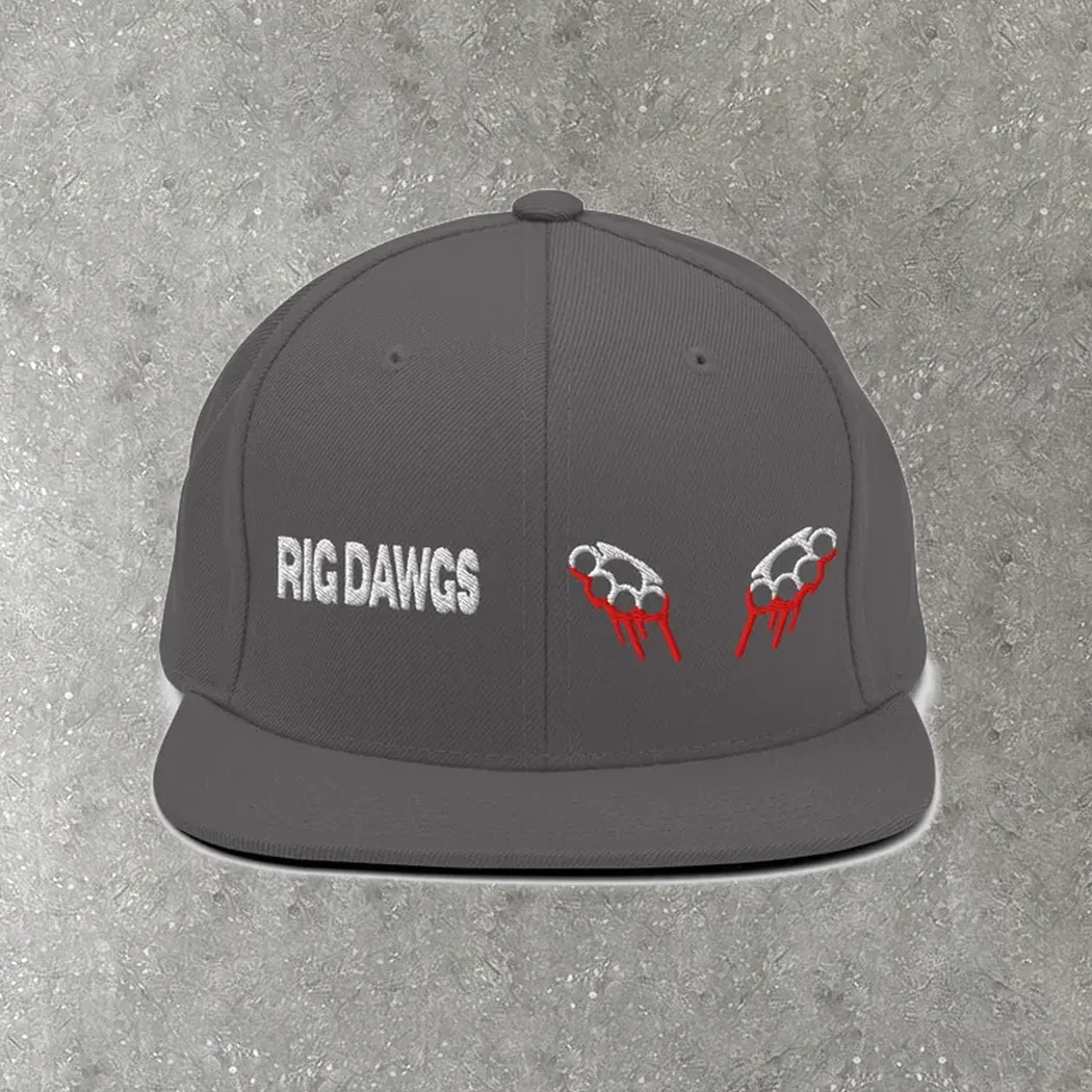 Knuckle Duster Snapback in grey