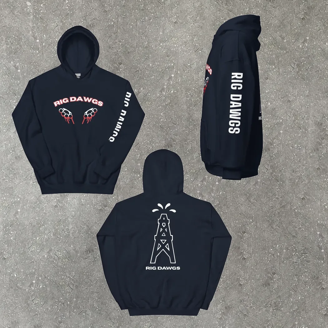 Knuckle Duster Hoodie in navy