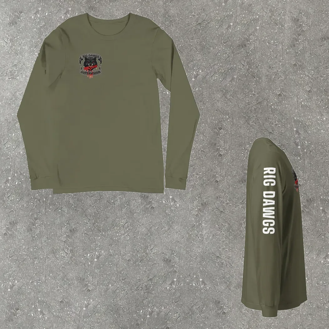 Wolf Patch Long Sleeve in army green