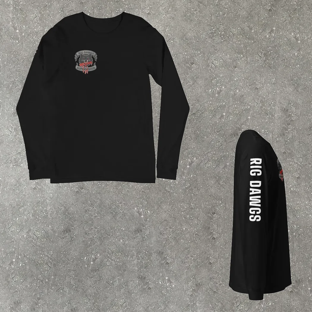 Wolf Patch Long Sleeve in black