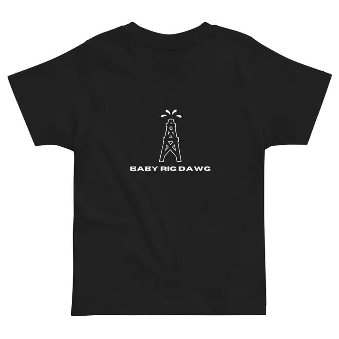 Baby Rig Dawg Toddler Tee in black
