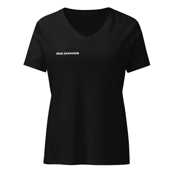 Rig Dawgs Women's V-Neck in black