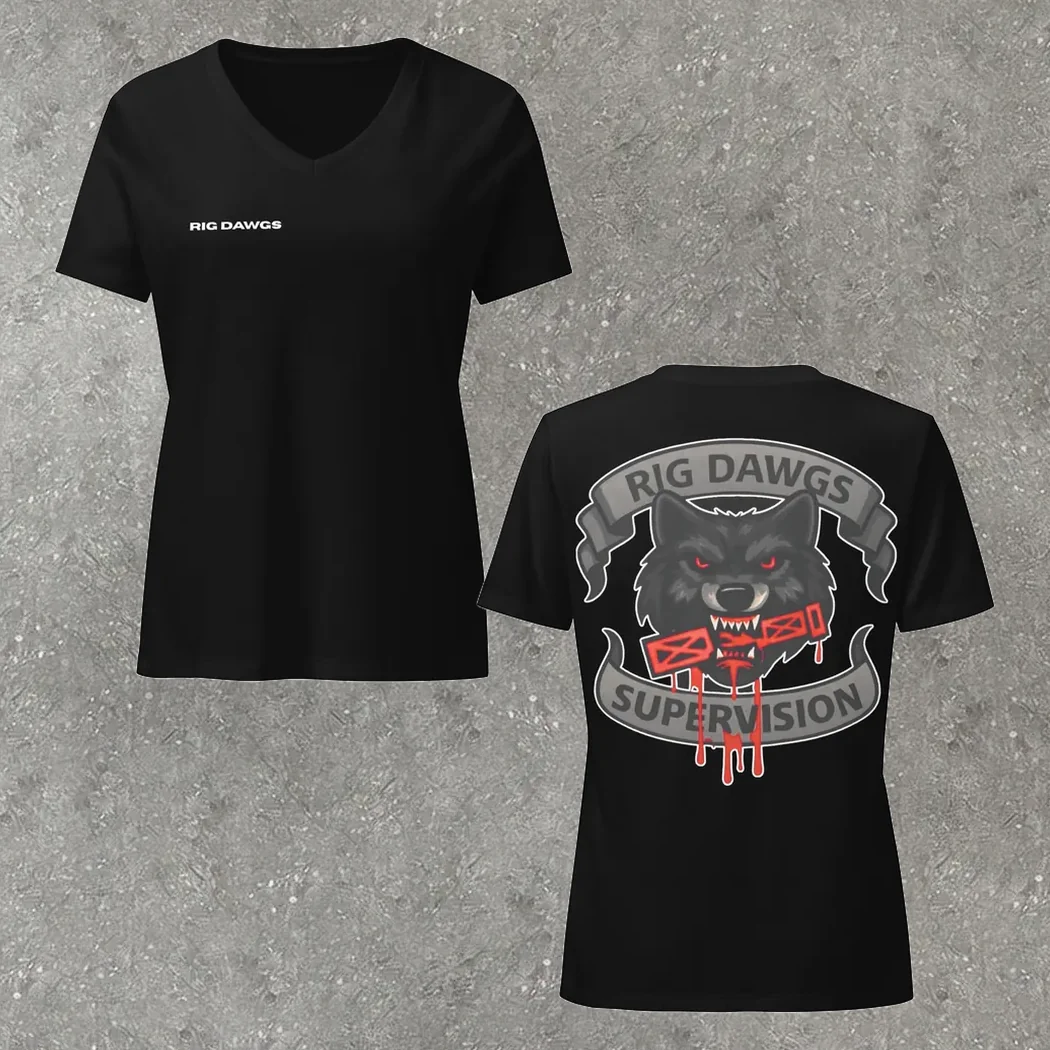 Rig Dawgs Women's V-Neck